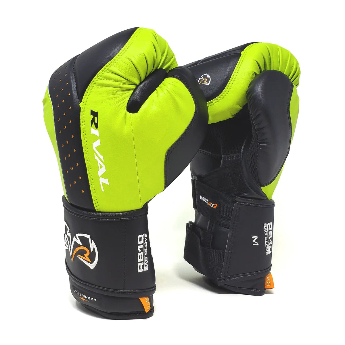 Gants de sac Rival RB10 Intelli-Shock - Vert/Noir