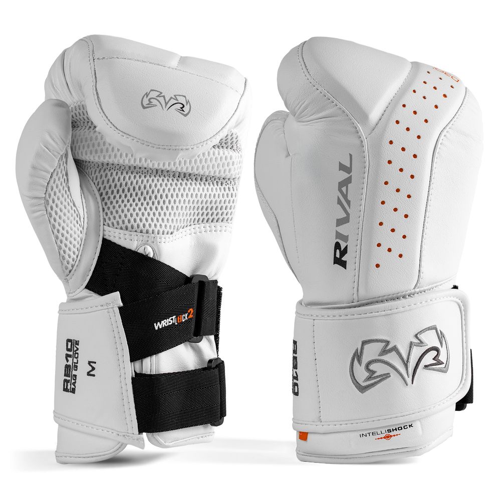 Gants de sac Rival RB10 Intelli-Shock - Blanc — photo 2 sur 4