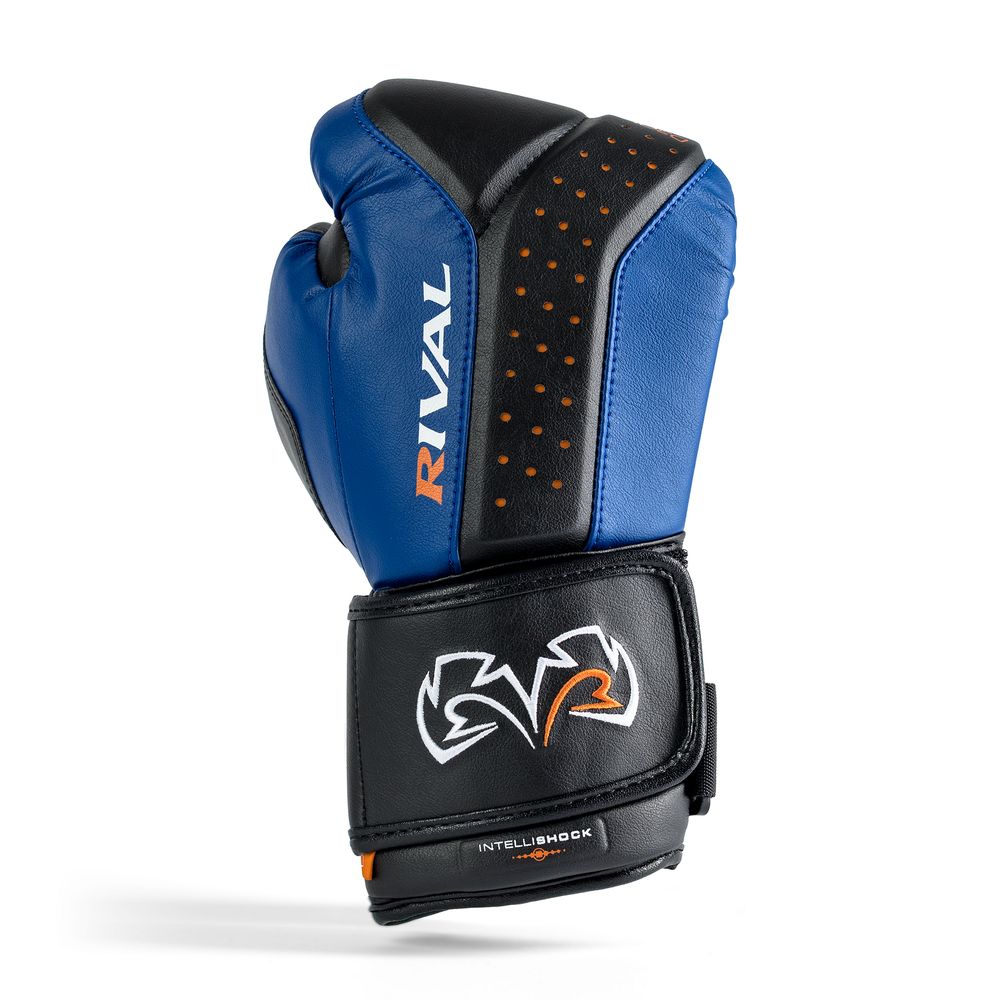 Gants de sac Rival RB10 Intelli-Shock - Noir/Bleu — photo 3 sur 4