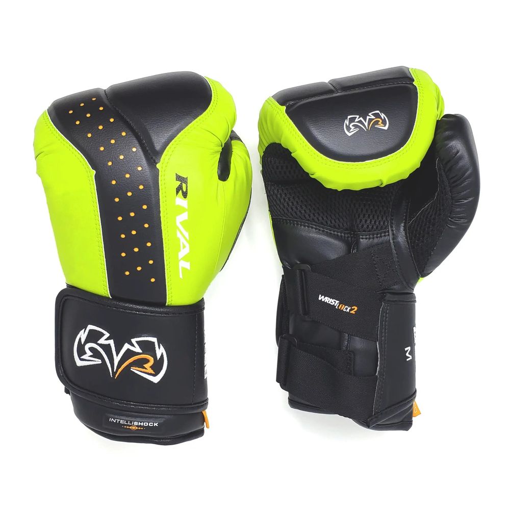 Gants de sac Rival RB10 Intelli-Shock - Vert/Noir — photo 2 sur 3
