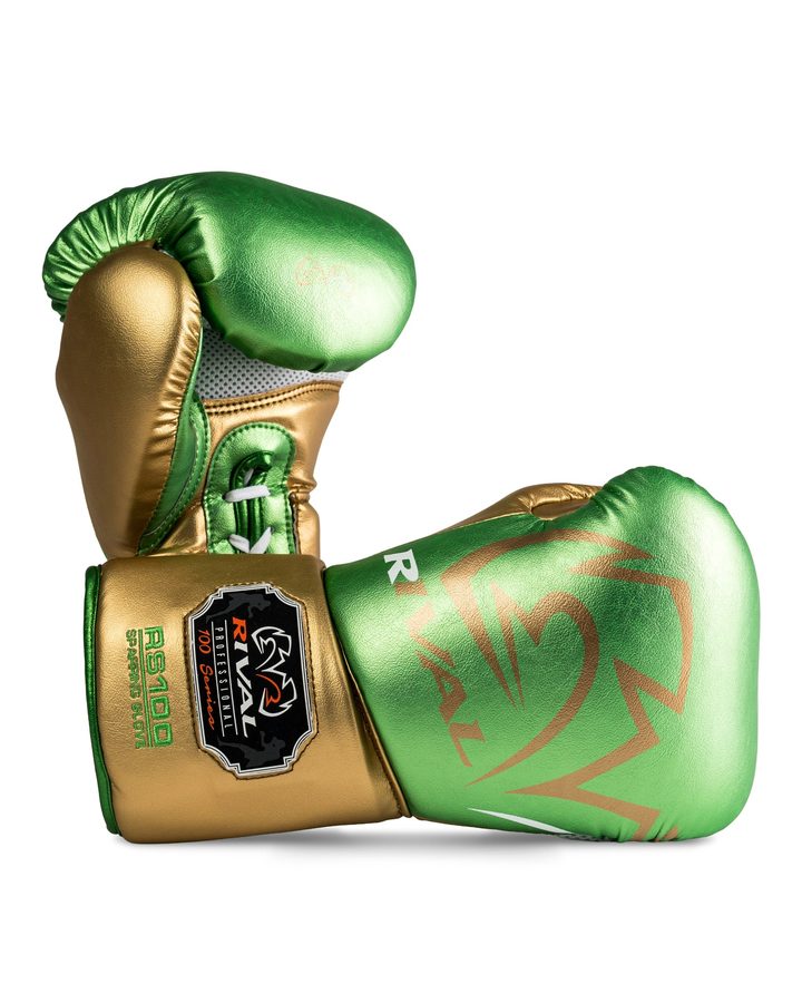 Gants de sparring Rival RS100 Professional - Vert